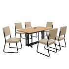 Conjunto Sala De Jantar Mesa 160x90cm Base Pérola Tampo Mdf N