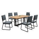 Conjunto Sala De Jantar Mesa 160x90cm Base Pérola Tampo Mdf N