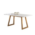 Conjunto Sala De Jantar Mesa 160x90cm Vidro Com 6 Cadeiras Am