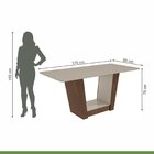 Conjunto Sala De Jantar Mesa 170x90cm Tampo Mdf Com 6 Cadeira