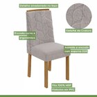 Conjunto Sala De Jantar Mesa 170x90cm Tampo Mdf Com 6 Cadeira