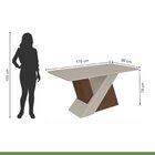 Conjunto Sala De Jantar Mesa 170x90cm Tampo Mdf Com 6 Cadeira