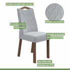 Conjunto Sala De Jantar Mesa 170x90cm Tampo Mdf Com 6 Cadeira