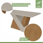 Conjunto Sala De Jantar Mesa 170x90cm Tampo Mdf Com 6 Cadeira