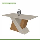 Conjunto Sala De Jantar Mesa 170x90cm Tampo Mdf Com 6 Cadeira