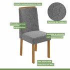 Conjunto Sala De Jantar Mesa 170x90cm Tampo Mdf Com 6 Cadeira