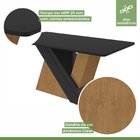 Conjunto Sala De Jantar Mesa 170x90cm Tampo Mdf Com 6 Cadeira