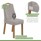 Conjunto Sala De Jantar Mesa 170x90cm Tampo Mdf Com 6 Cadeira