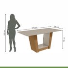 Conjunto Sala De Jantar Mesa 170x90cm Tampo Mdf Com 6 Cadeira