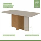 Conjunto Sala De Jantar Mesa 170x90cm Tampo Mdf Com 6 Cadeira