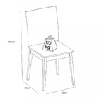 Conjunto Sala De Jantar Mesa 180cm 6 Cadeiras Rubi Dobuê