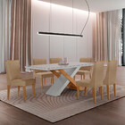 Conjunto Sala De Jantar Mesa 180cm Com Vidro Imperatriz 6 Cad