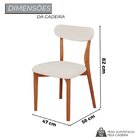 Conjunto Sala De Jantar Mesa 180x80cm Tampo Em Mdf Com Vidro