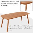 Conjunto Sala De Jantar Mesa 180x80cm Tampo Em Mdf Laminado 6