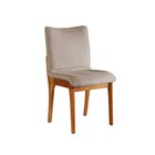 Conjunto Sala De Jantar Mesa 180x90cm Tampo Madeira/vidro Vit