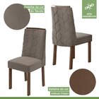 Conjunto Sala De Jantar Mesa 180x90cm Tampo Mdf Com 6 Cadeira