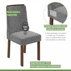 Conjunto Sala De Jantar Mesa 180x90cm Tampo Mdf Com 6 Cadeira