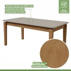 Conjunto Sala De Jantar Mesa 180x90cm Tampo Mdf/vidro Com 6 C
