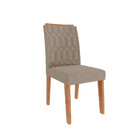 Conjunto Sala De Jantar Mesa 210cm Ester Com 8 Cadeiras Carla