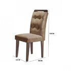 Conjunto Sala De Jantar Mesa 4 Cadeiras Luísa Espresso Móveis