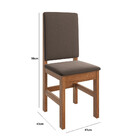 Conjunto Sala De Jantar Mesa 4 Cadeiras Ref115-2012 Zamarchi