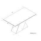 Conjunto Sala De Jantar Mesa 6 Cadeiras Paris Madrid Dj Móveis