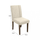 Conjunto Sala De Jantar Mesa 90cm E 2 Cadeira Málaga Dobuê