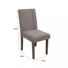 Conjunto Sala De Jantar Mesa 90cm E 2 Cadeira Málaga Dobuê