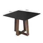 Conjunto Sala De Jantar Mesa 90cm E 2 Cadeira Málaga Dobuê