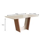 Conjunto Sala De Jantar Mesa 90x160cm T Vidro Com 6 Cadeiras