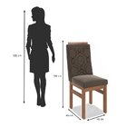 Conjunto Sala De Jantar Mesa 90x160cm Tampo Vidro Com 6 Cadei