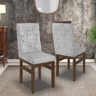 Conjunto Sala De Jantar Mesa 90x160cm Tampo Vidro Com 6 Cadei