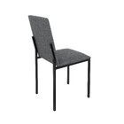 Conjunto Sala De Jantar Mesa 90x90cm Tampo Vidro Com 4 Cadeir