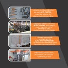 Conjunto Sala De Jantar Mesa 90x90cm Tampo Vidro Com 4 Cadeir