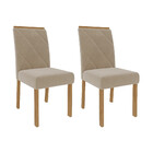 Conjunto Sala De Jantar Mesa Adele 130cm 4 Cadeiras Fernanda