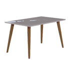 Conjunto Sala De Jantar Mesa Adele 130cm 4 Cadeiras Fernanda