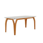 Conjunto Sala De Jantar Mesa Agata Com Tampo De Vidro 180cm E