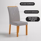 Conjunto Sala De Jantar Mesa Amanda 4 Cadeiras Miami Yescasa