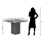 Conjunto Sala De Jantar Mesa Ana 95cm 4 Cadeiras Maia Cimol