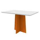 Conjunto Sala De Jantar Mesa Anitta 120x80cm E 04 Cadeiras An
