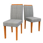 Conjunto Sala De Jantar Mesa Anitta 160x90cm E 6 Cadeiras Ana