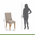 Conjunto Sala De Jantar Mesa Apogeu 120cm Tampo Mdf No Glass