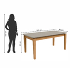 Conjunto Sala De Jantar Mesa Áries E 06 Cadeiras Astrid Amênd