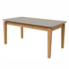 Conjunto Sala De Jantar Mesa Aries Tampo Mdf/vidro Com 6 Cade