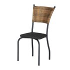 Conjunto Sala De Jantar Mesa Berlim 120x90cm Tampo Madeira Bp