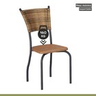 Conjunto Sala De Jantar Mesa Berlim 120x90cm Tampo Madeira/vi