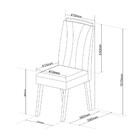 Conjunto Sala De Jantar Mesa Berlim Com Tampo De Vidro 4 Cade