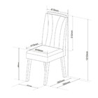 Conjunto Sala De Jantar Mesa Berlim Com Tampo De Vidro 4 Cade