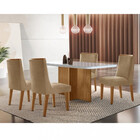 Conjunto Sala De Jantar Mesa Berlim E 4 Cadeiras Montreal Ruf