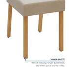 Conjunto Sala De Jantar Mesa Bold 120cm Tampo Mdf E 4 Cadeira